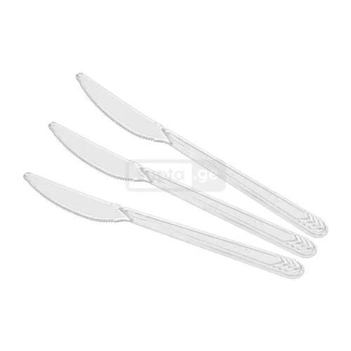 LUX პლასტმასის დანა გამჭირვალე 1*100ც